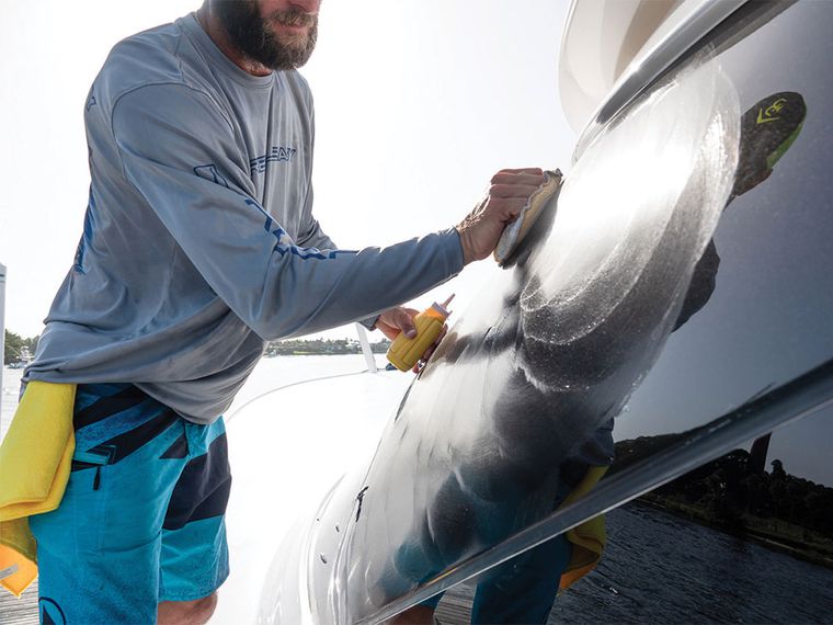 how to wax your boat