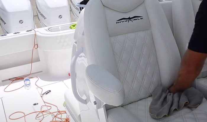 what to use to clean boat seats