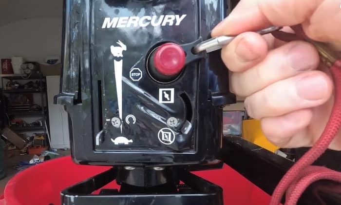 how to attach mercury kill switch lanyard